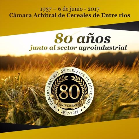 Hoy celebra su 80° Aniversario la Cámara Arbitral de Cereales de Entre Ríos