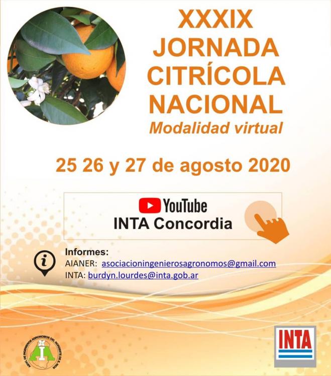 XXXIX JORNADA CITRÍCOLA NACIONAL